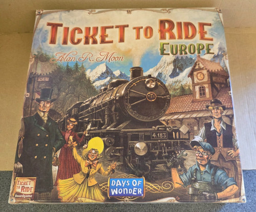 Ticket ride europe - to, of