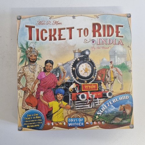 Ticket ride india - india, mappa