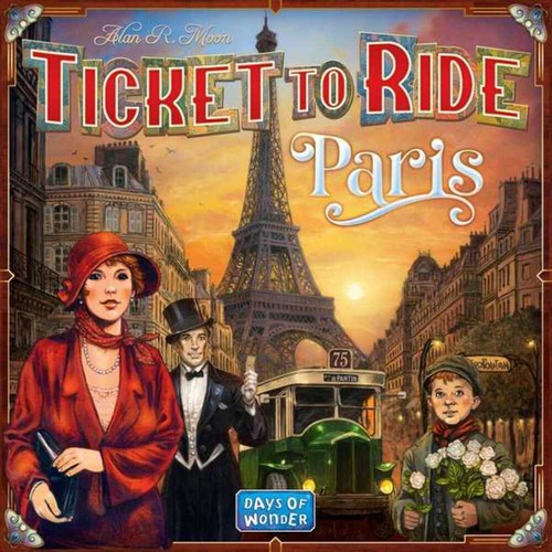 Ticket ride paris gioco - ticket,