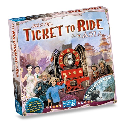 Ticket ride asia map - to,
