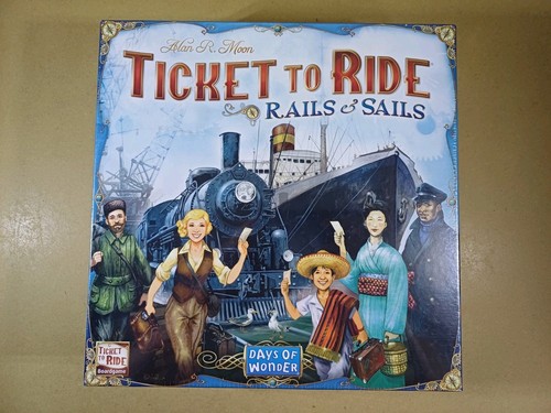 Asmodee ticket ride rails - ticket,